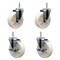 Service Caster 5 Inch Nylon Wheel Swivel 34 Inch Threaded Stem Caster Set 2 Brakes SCC SCC-TS20S514-NYS-34212-2-TLB-2 - alternate 1